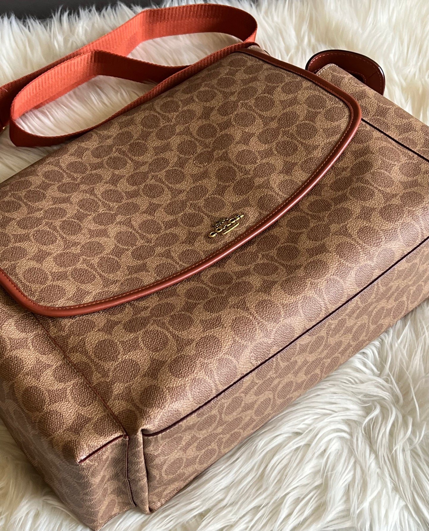 Coach Baby Messenger Bag in Signature Canvas