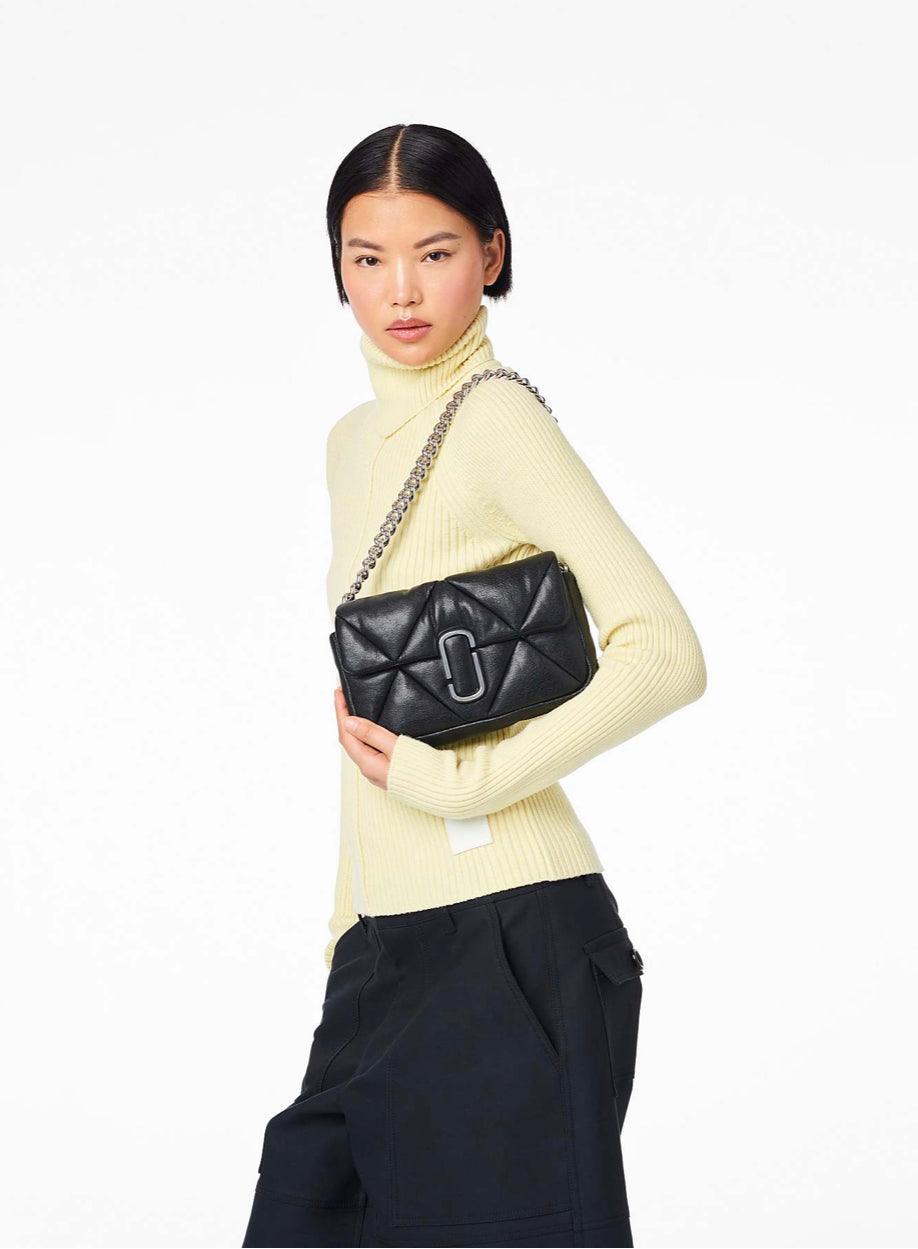 Puffy Diamond Quilted J Marc Shoulder Bag