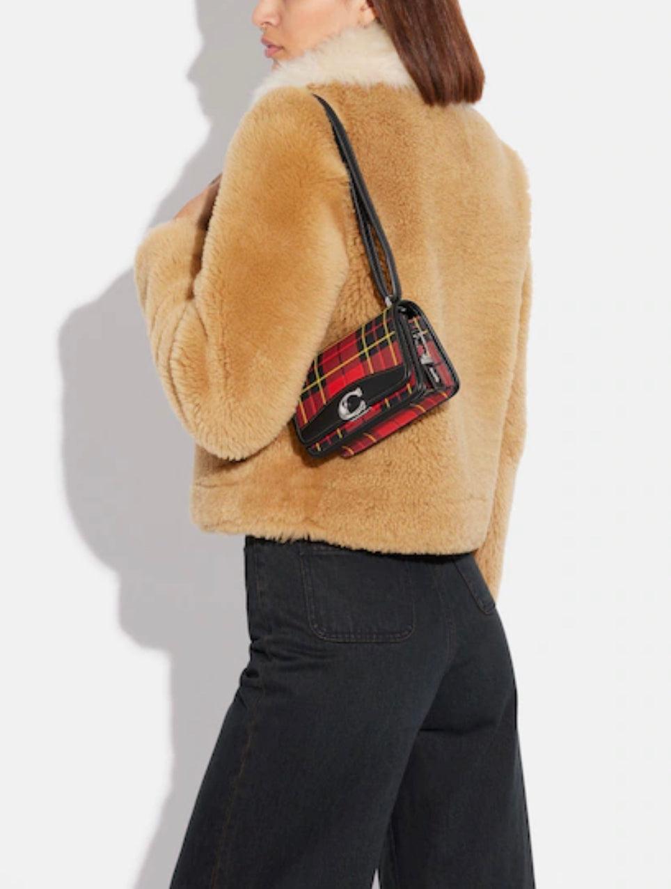 Coach Bandit Crossbody with Plaid Print
