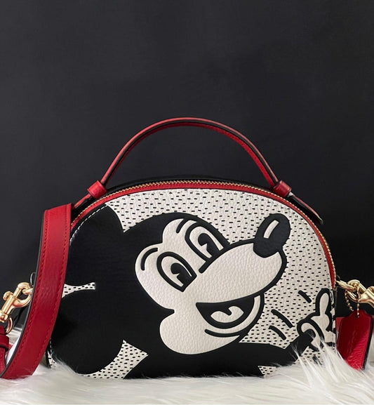 Coach Disney Mickey Mouse X Keith Haring Serena Satchel