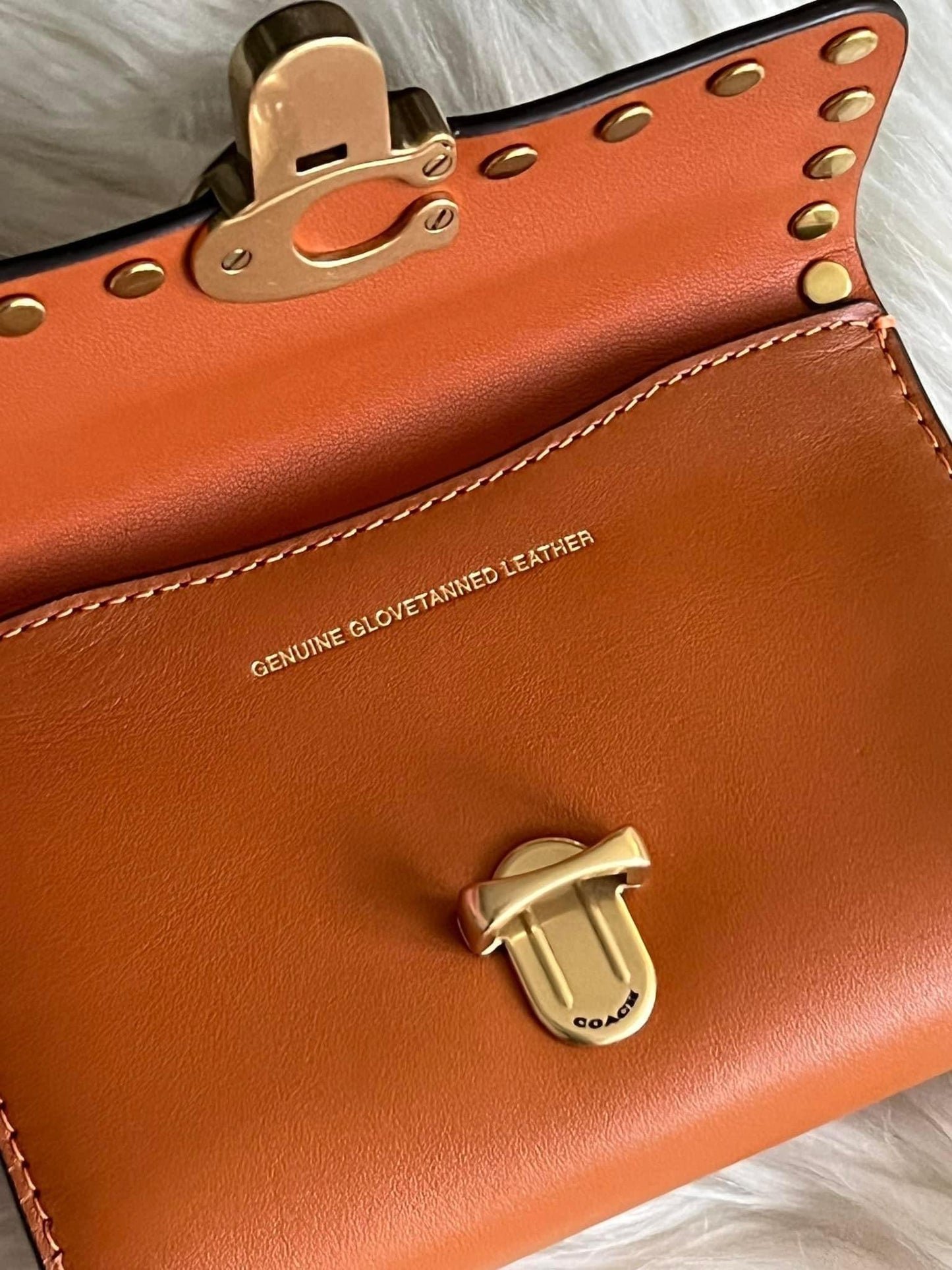 Coach Studio Medium Wallet with Rivets