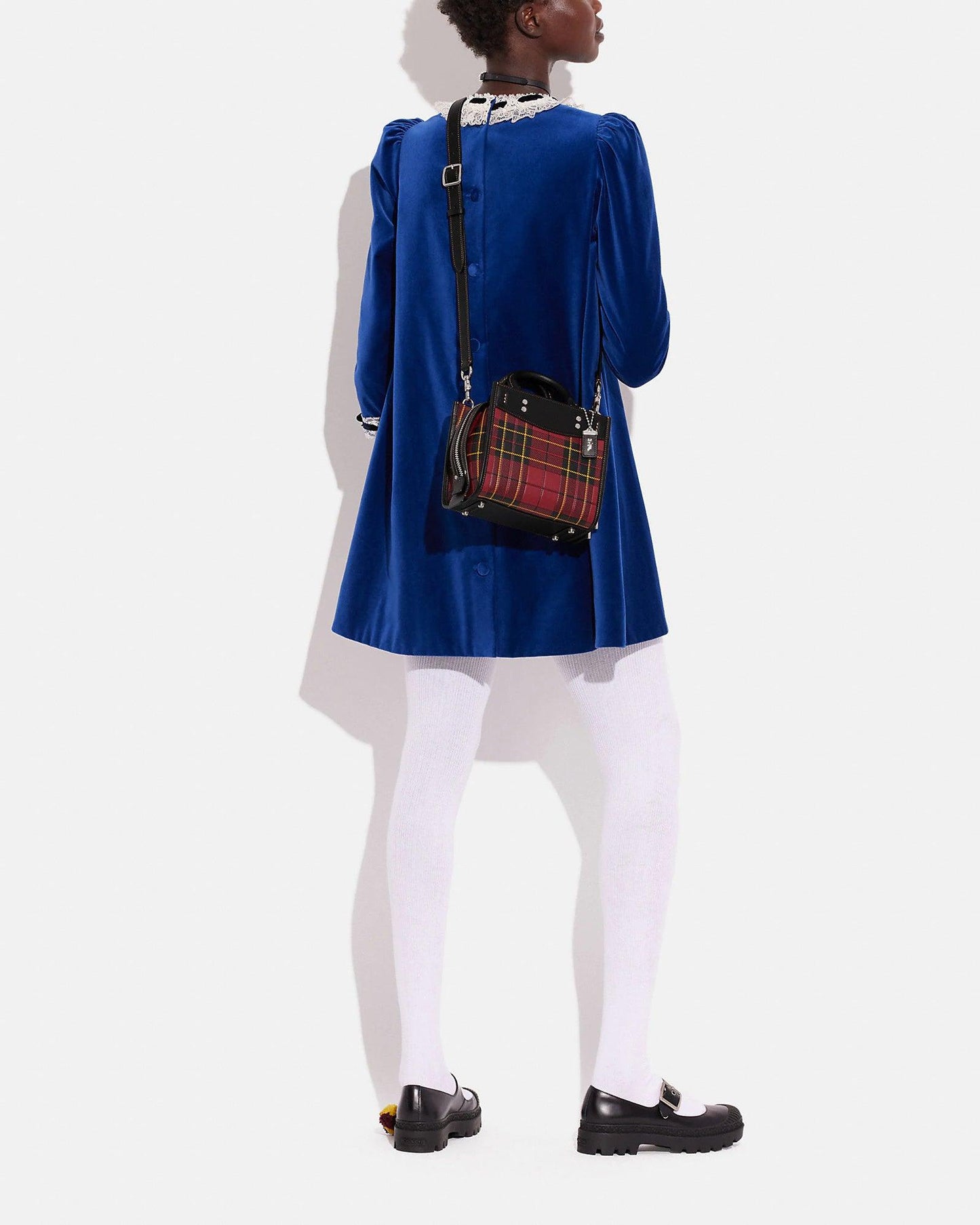 Coach Rogue 20 with Plaid Print
