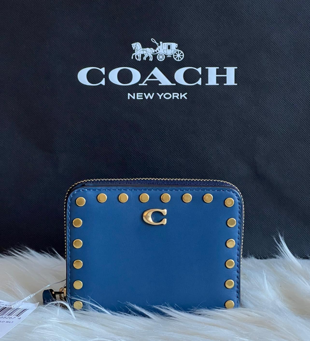 Coach Billfold Wallet with Rivets