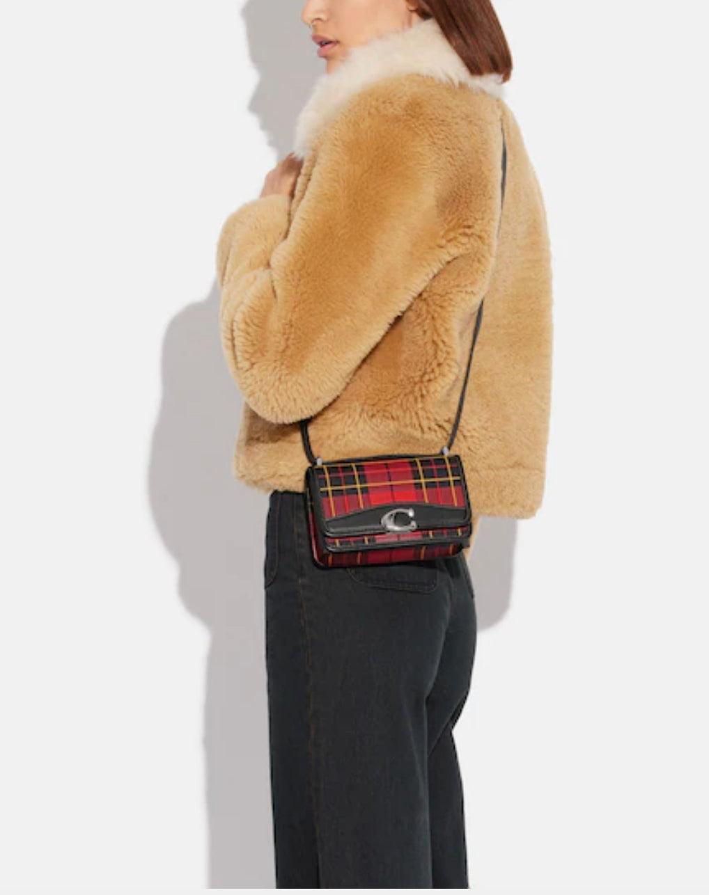 Coach Bandit Crossbody with Plaid Print
