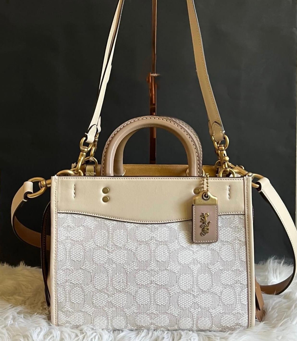 Coach Rogue 25 In Signature Textile Jacquard