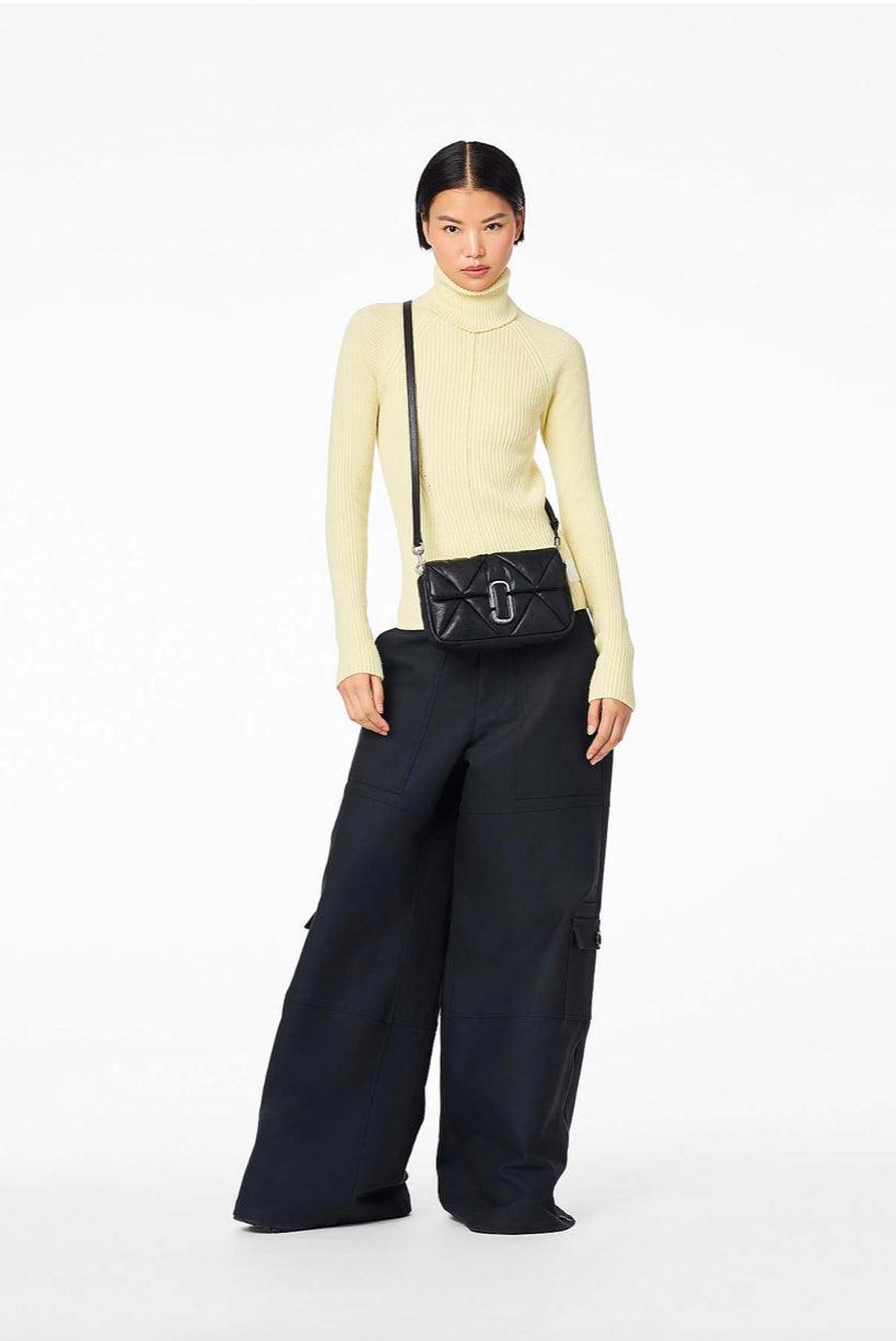 Puffy Diamond Quilted J Marc Shoulder Bag
