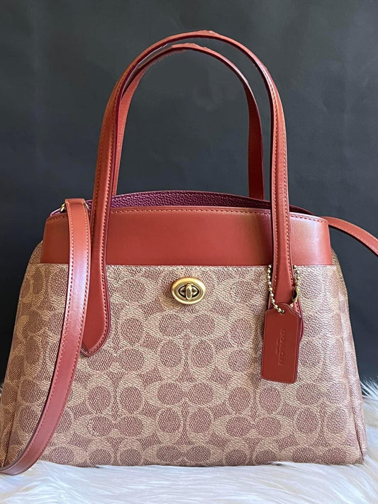 Coach Lora Carryall 30 in Signature Canvas