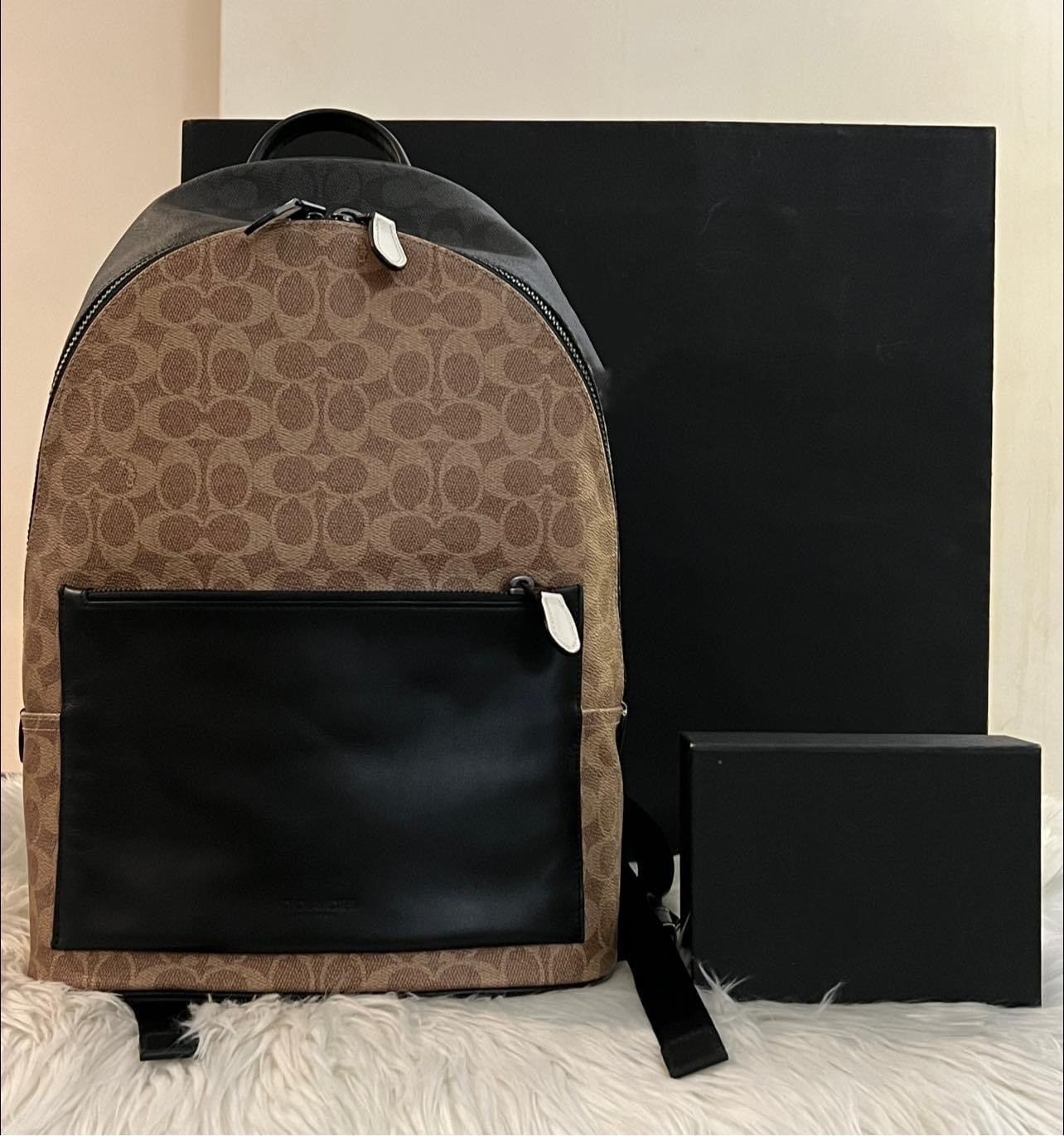 Coach Metropolitan Backpack in Colorblock Signature Canvas