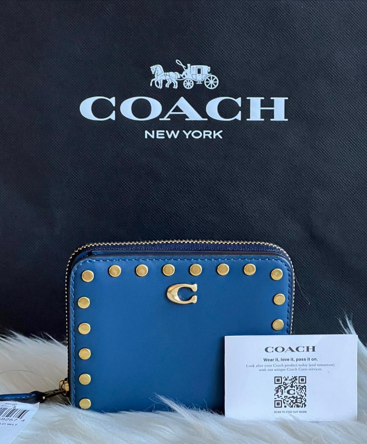 Coach Billfold Wallet with Rivets