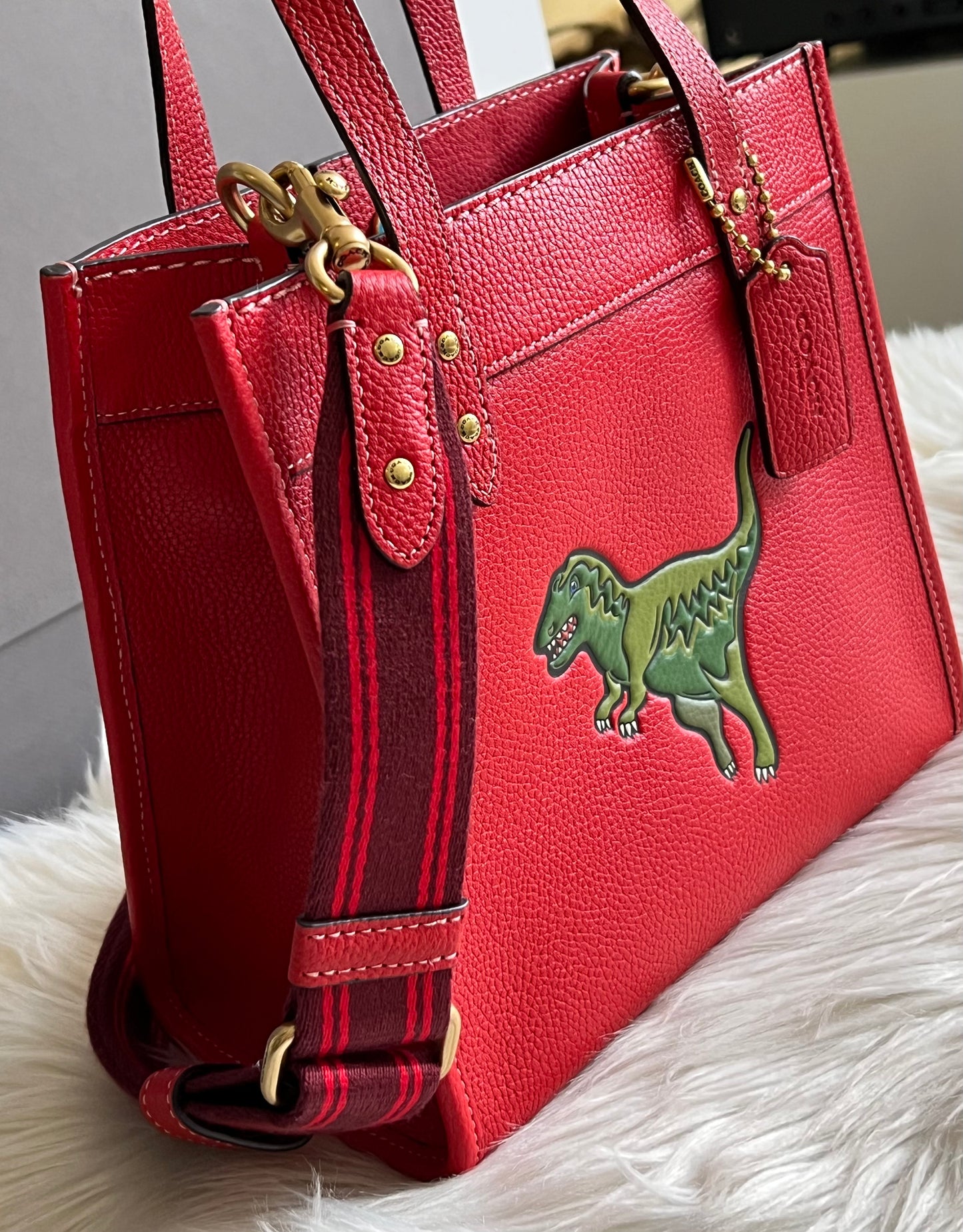 Coach Field Tote 22 with Rexy