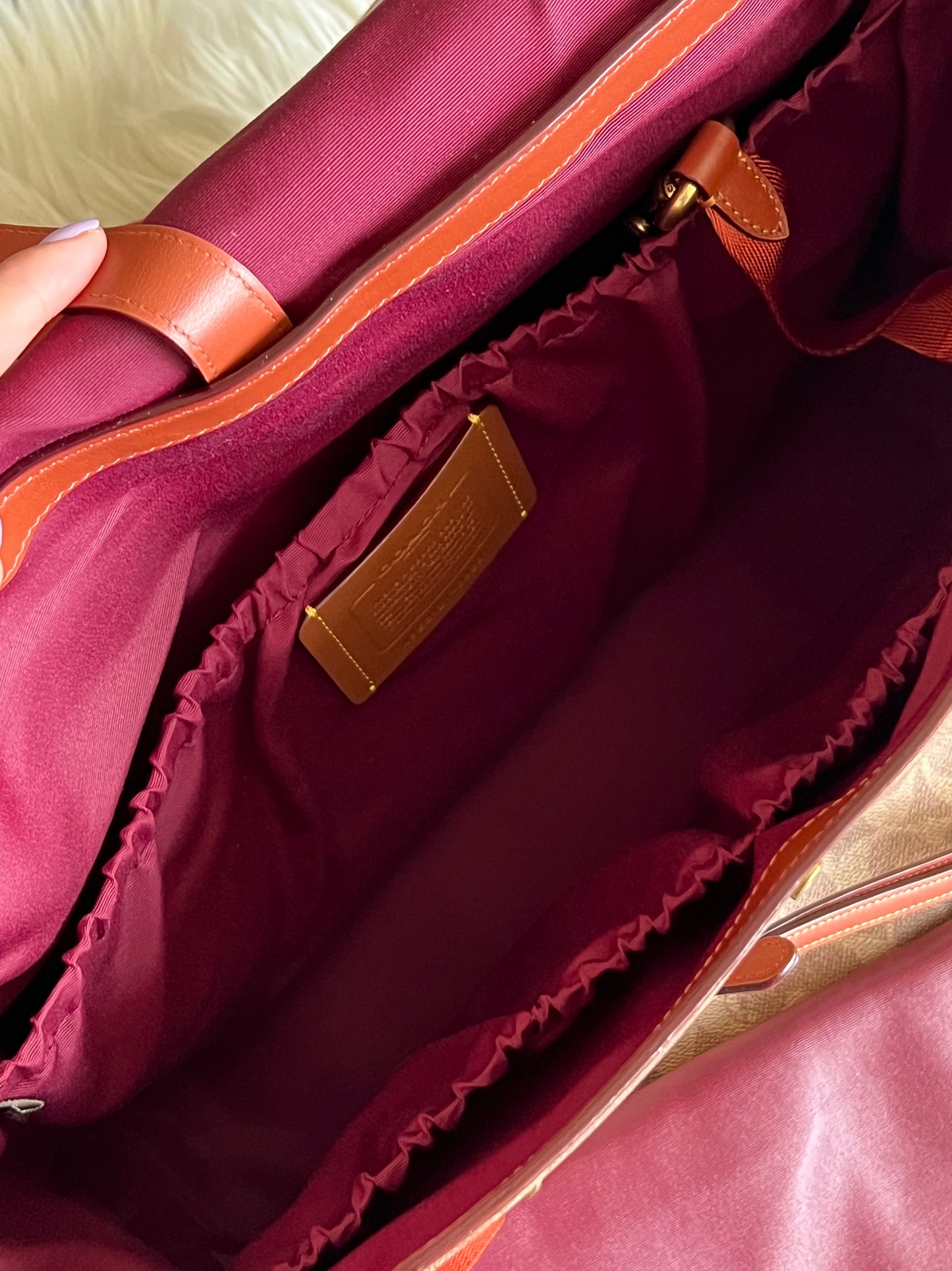 Coach Baby Messenger Bag in Signature Canvas