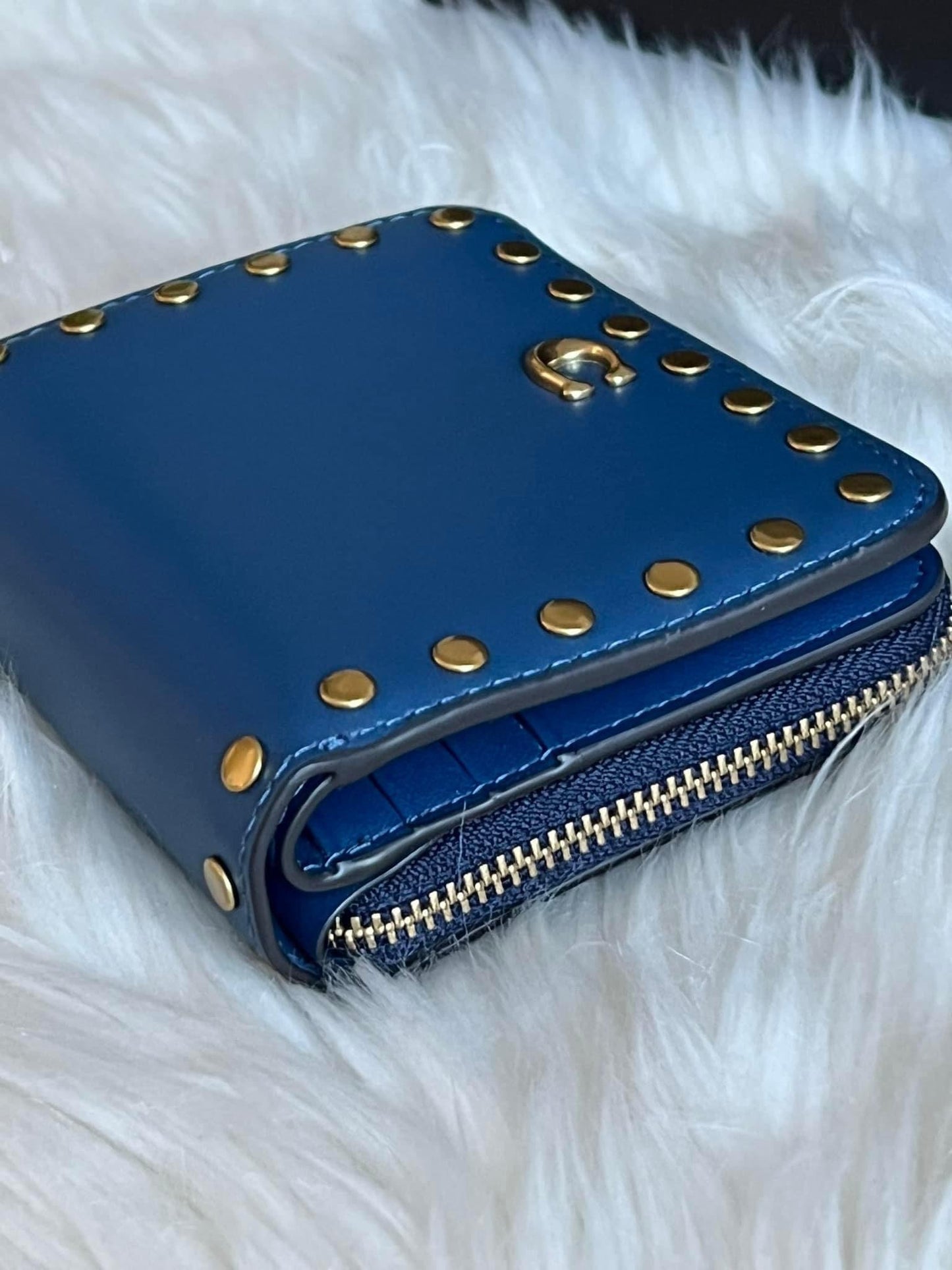 Coach Billfold Wallet with Rivets