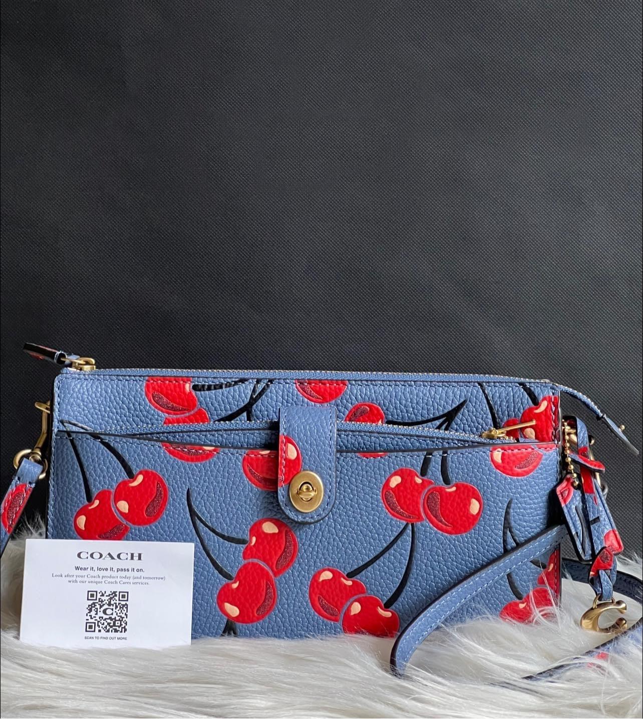 Coach Noa Pop Up Messenger with Cherry Print