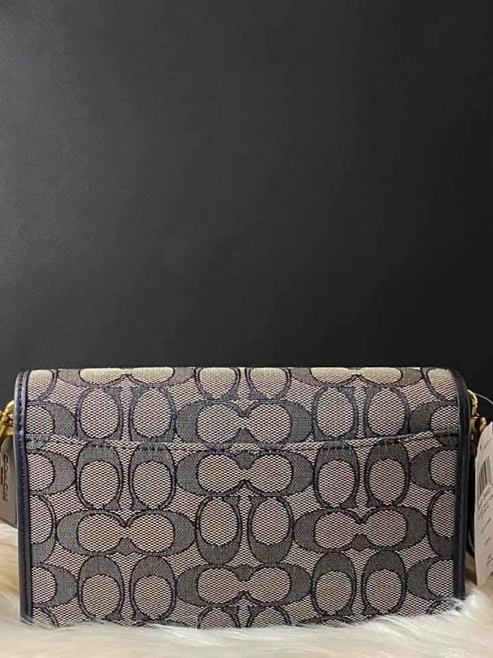 Coach Hayden Foldover Crossbody Clutch in Signature Jacquard