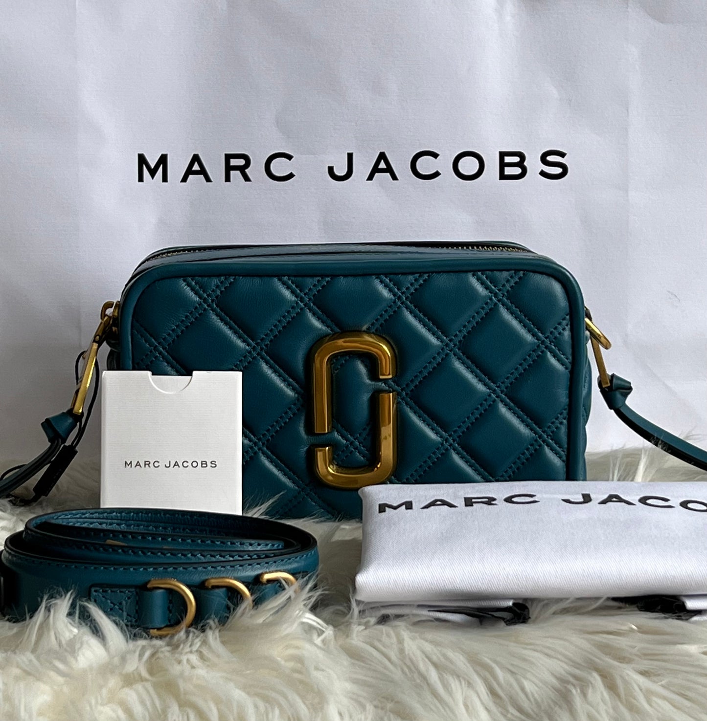 Marc Jacobs The Quilted Softshot 21 Crossbody Bag