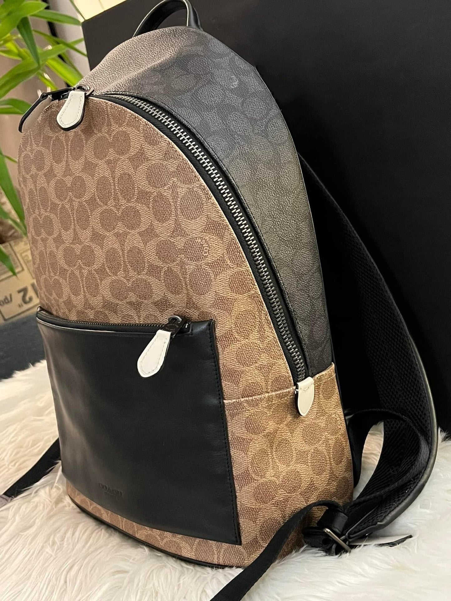 Coach Metropolitan Backpack in Colorblock Signature Canvas