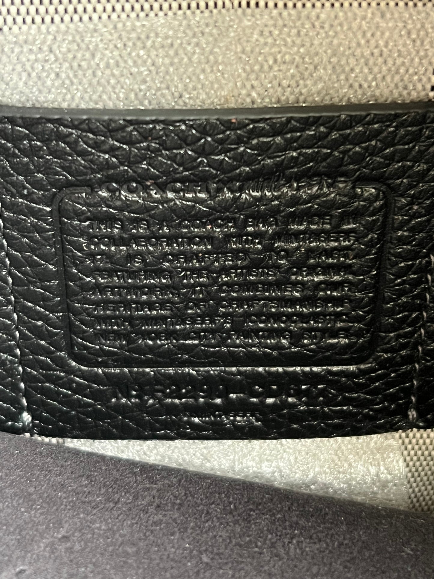 Coach X Mint + Serf Carriage Tote
