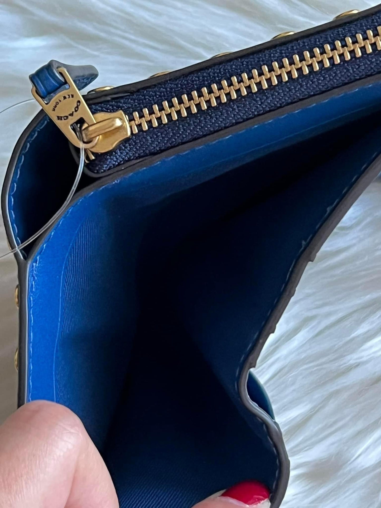 Coach Billfold Wallet with Rivets