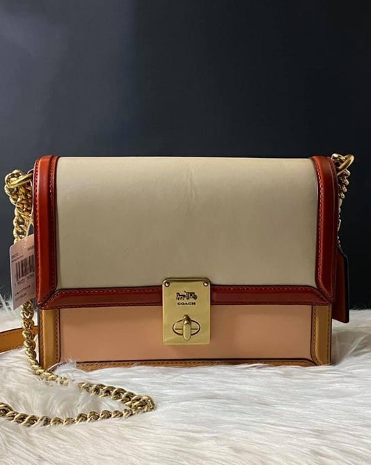 Coach Hutton Shoulder Bag in Colorblock