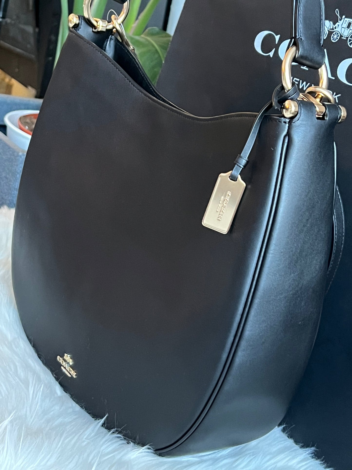 Coach Nomad Hobo in Glovetanned Leather