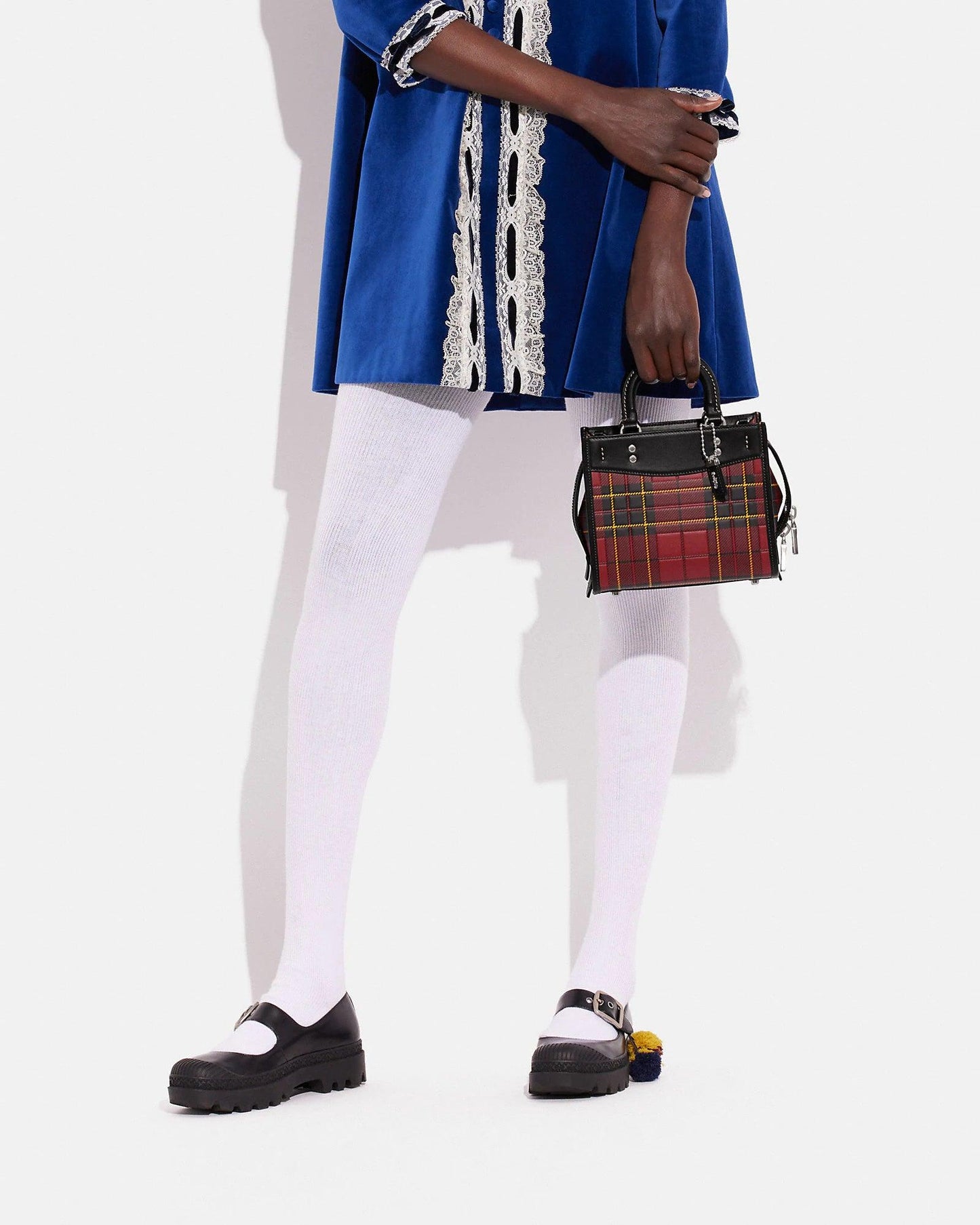 Coach Rogue 20 with Plaid Print