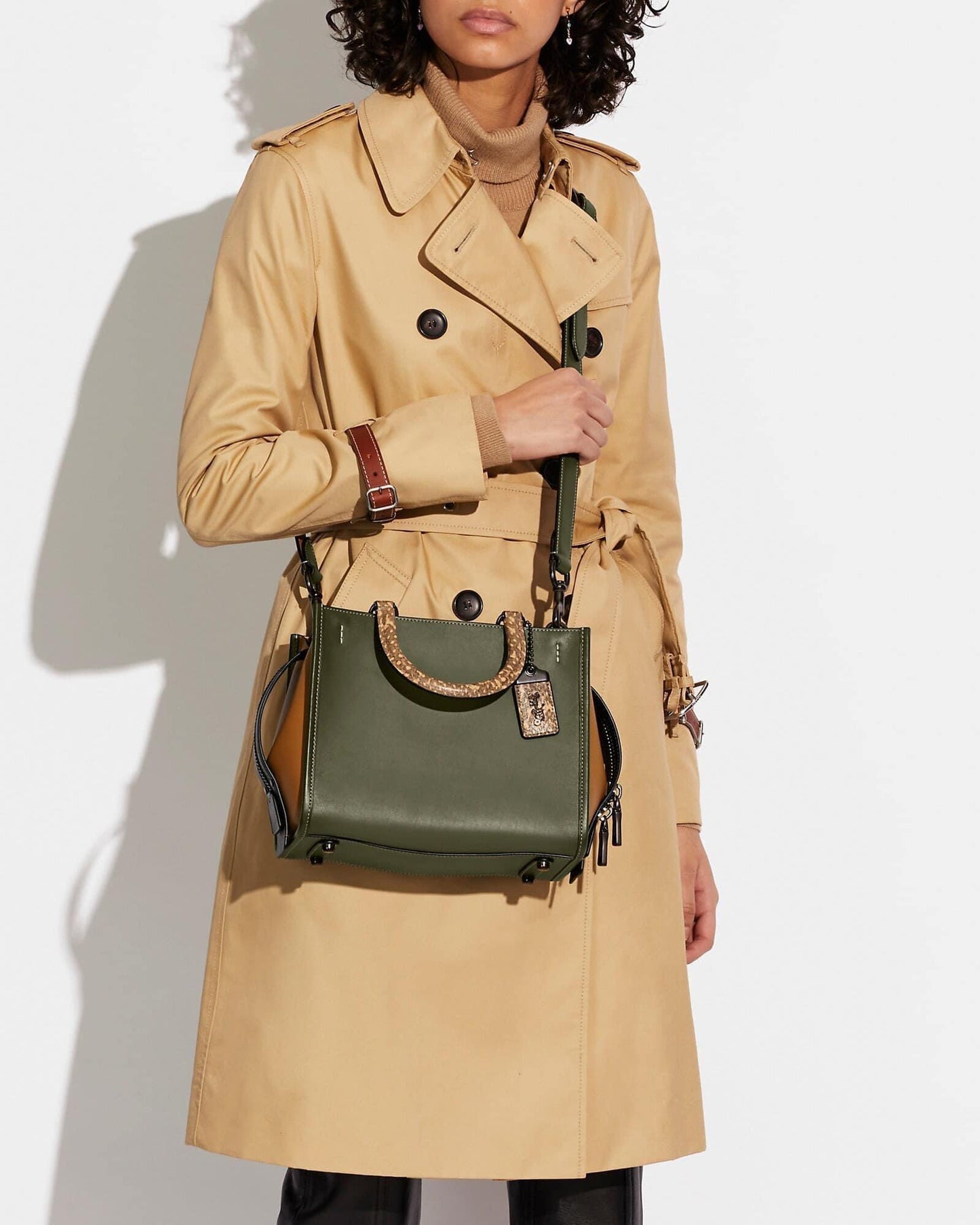 Coach Rogue 25 in Colorblock with Snakeskin Detail