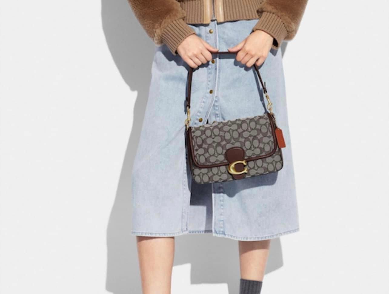 Coach Soft Tabby Shoulder Bag in Signature Jacquardn