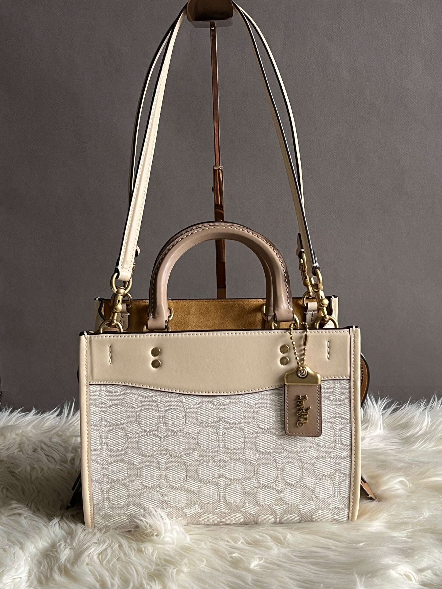 Coach Rogue 25 In Signature Textile Jacquard