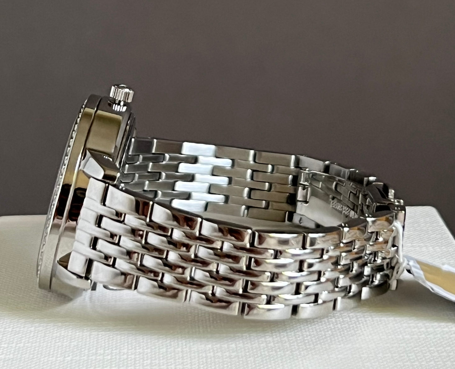 Michael Kors Women’s Three-Hand Stainless Steel Watch and Slider Bracelet Set