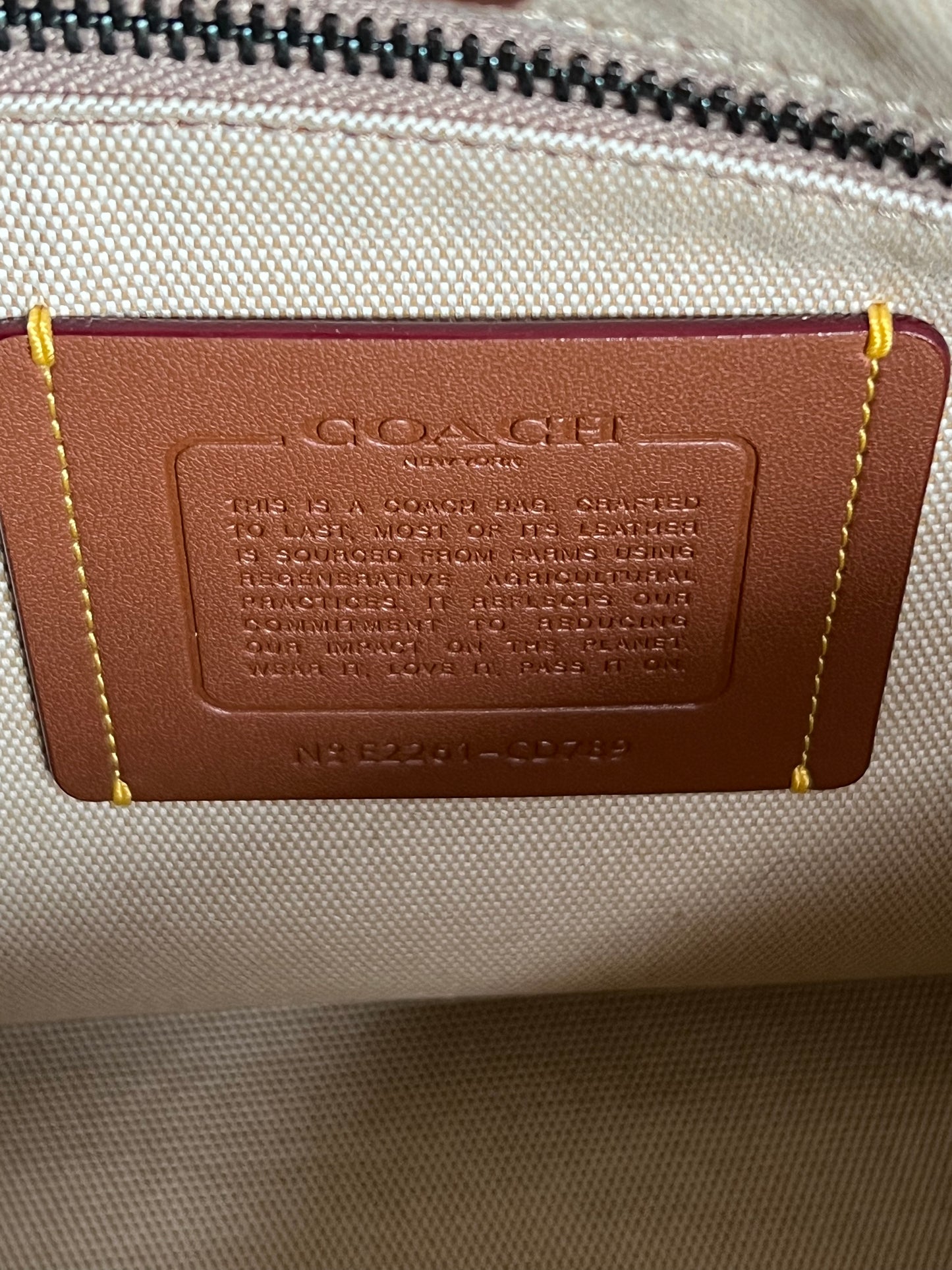 Coach Rogue Brief in Regenerative Leather