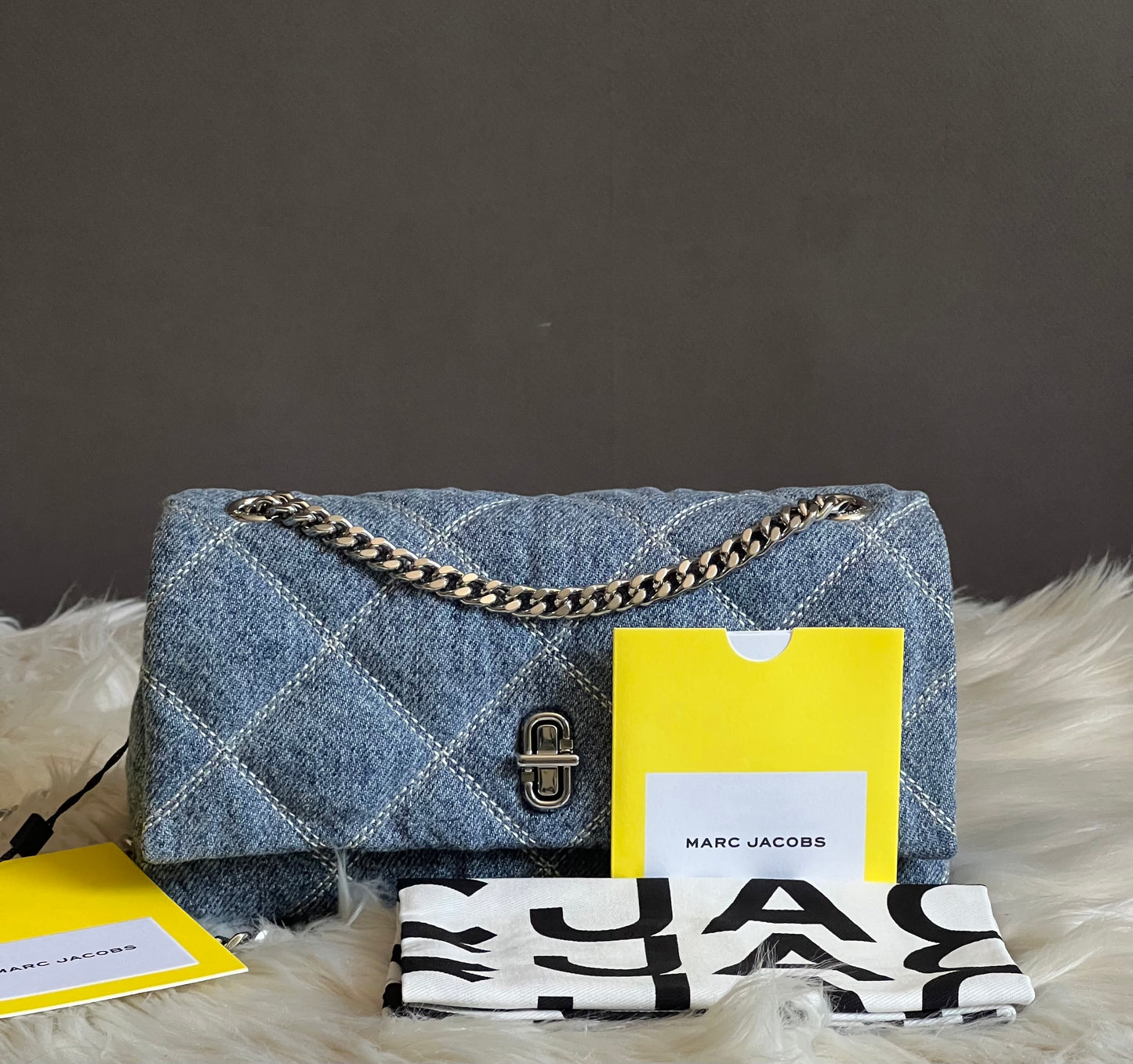 Marc Jacobs The Quilted Small Dual Chain Crossbody Bag