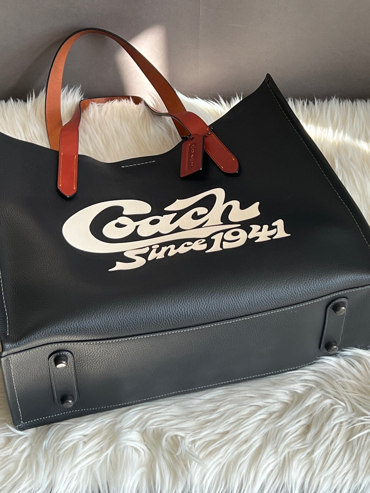 Coach Relay Tote with Coach Graphic