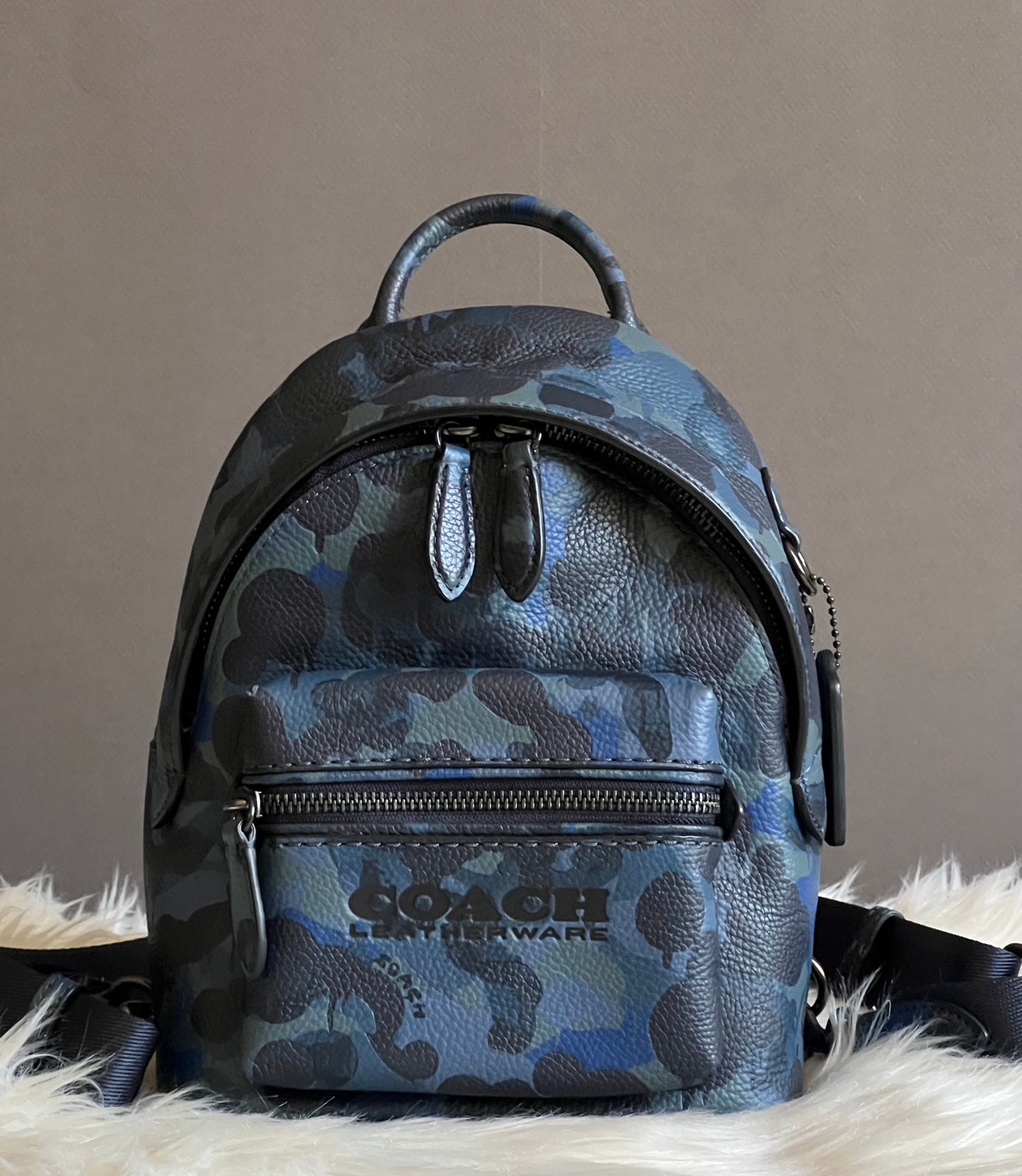 Coach Charter Backpack 18 with Camo Print