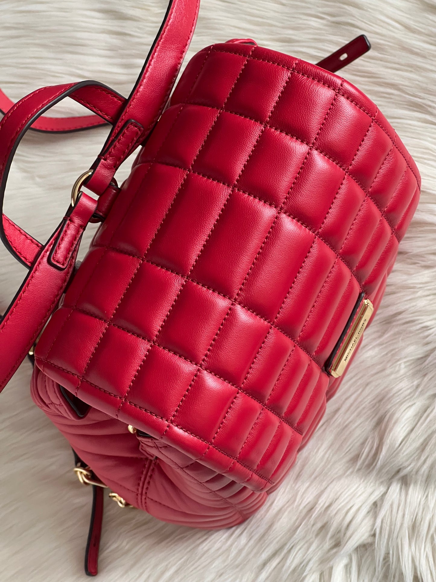 Michael Kors Tribeca Small Quilted Leather Backpack