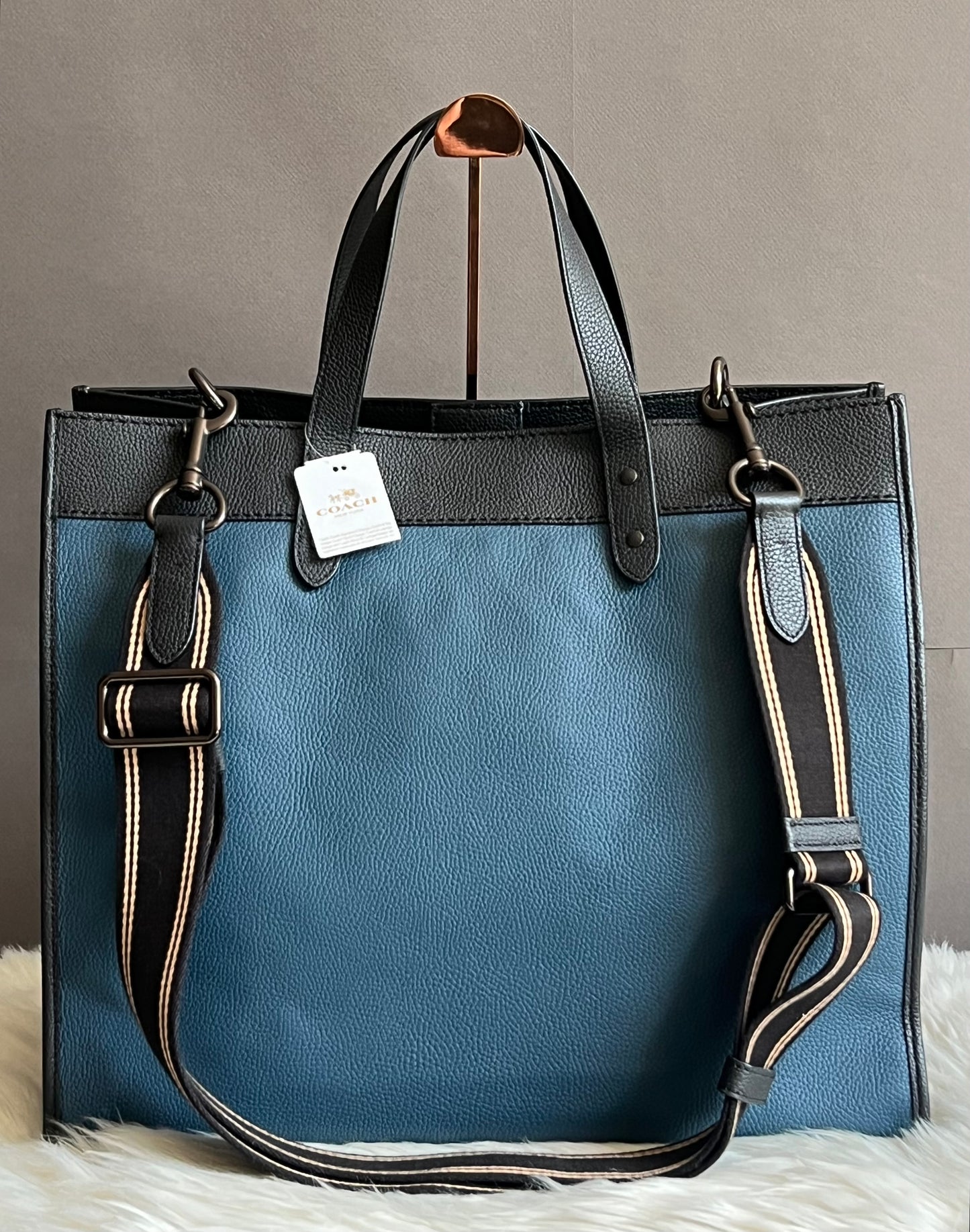 Coach Field Tote 40 with Coach Badge