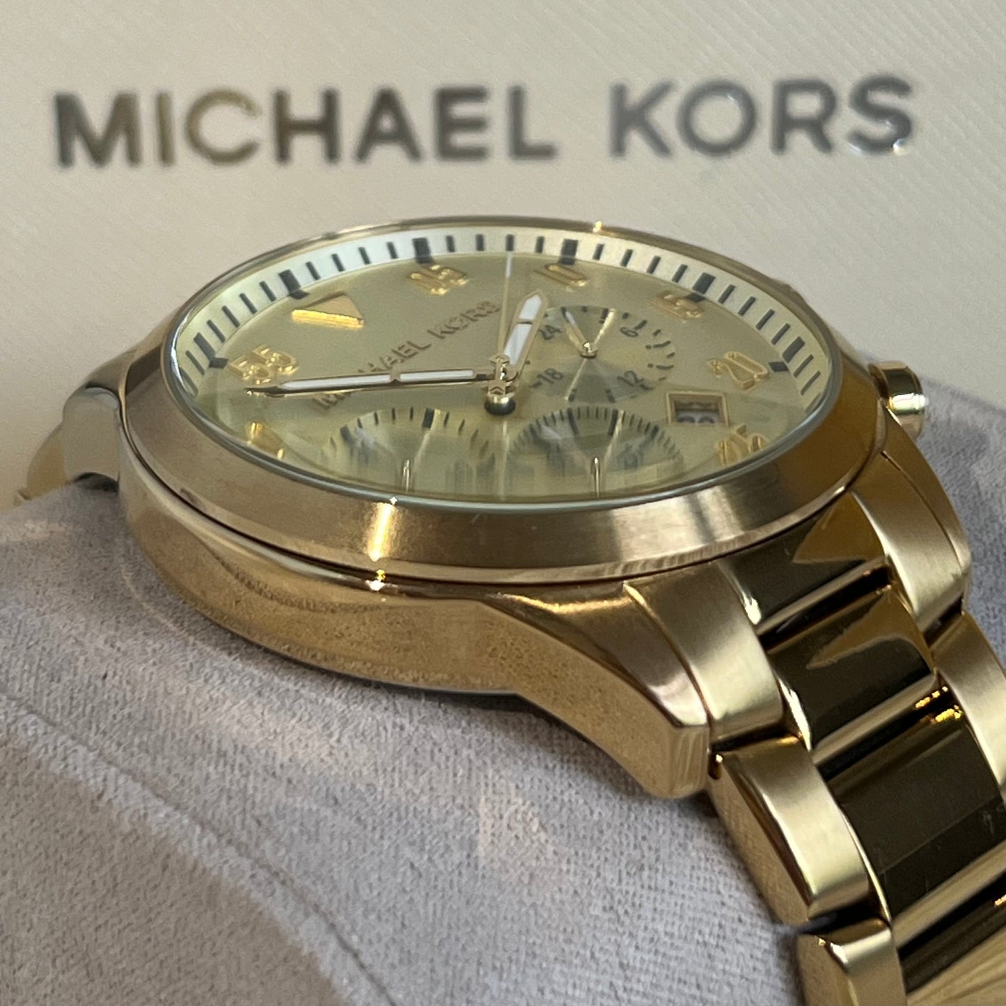 Michael Kors Men’s Gold-Tone Gage Watch