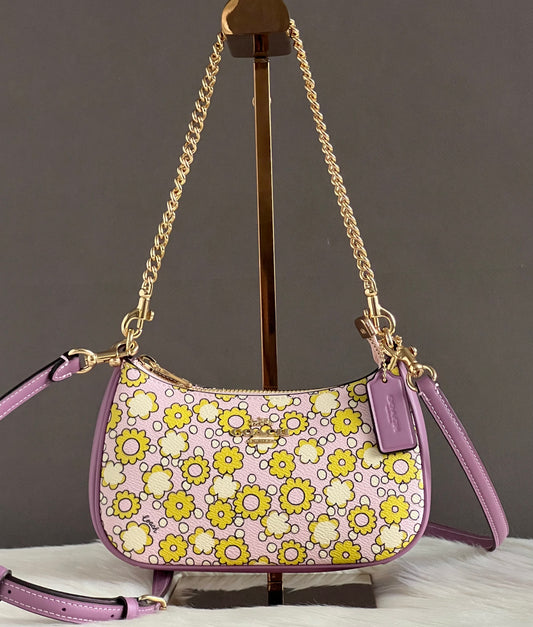 Coach Teri Mini Crossbody Bag With Floral Print