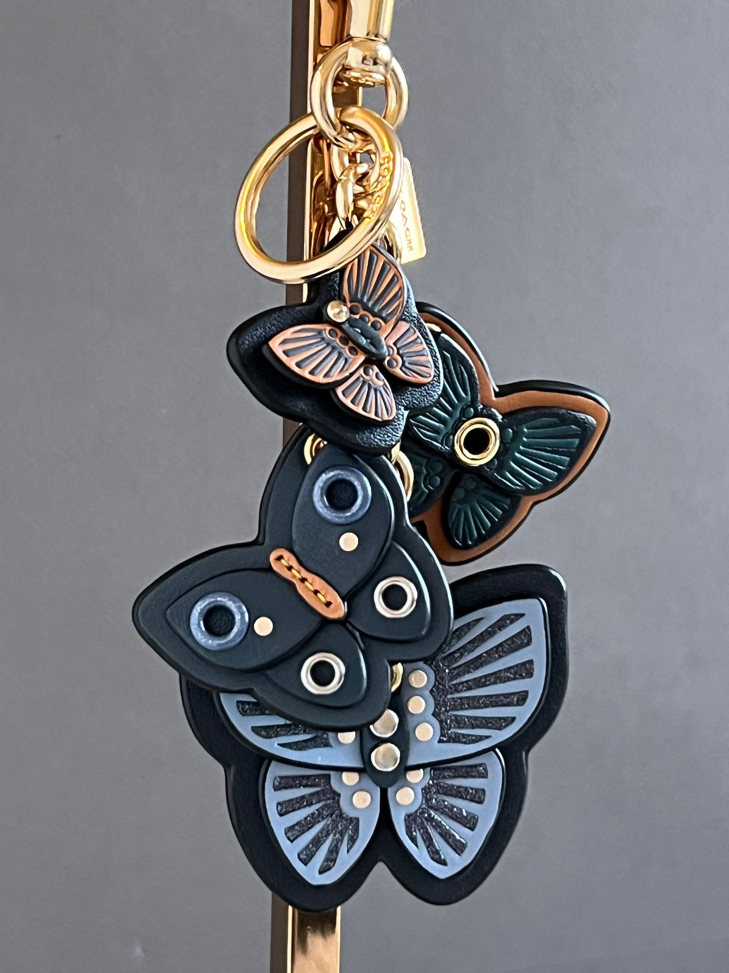 Coach Butterfly Cluster Bag Charm