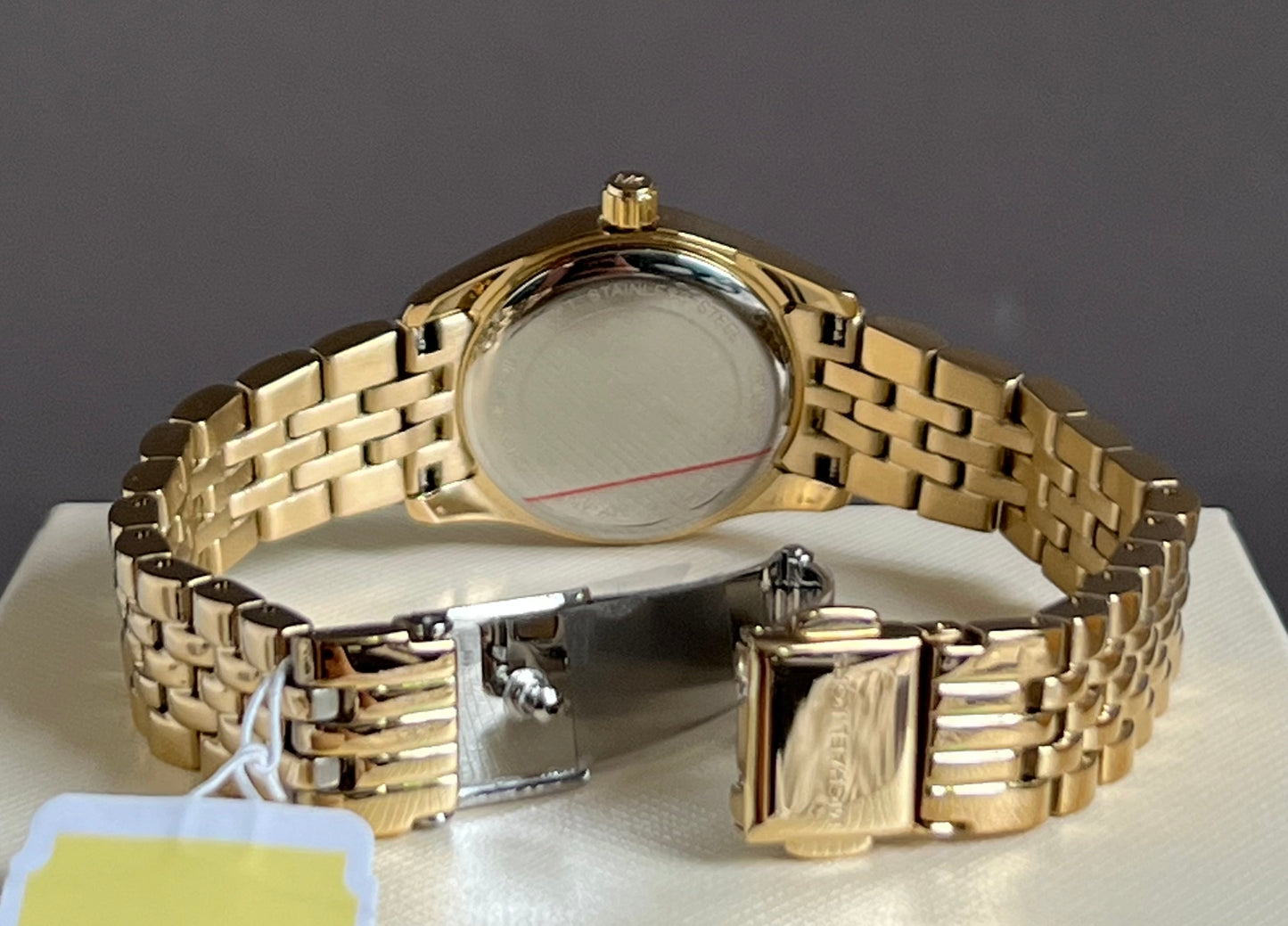 Michael Kors Women’s Mini Lexington Pavé Gold-Tone Watch
