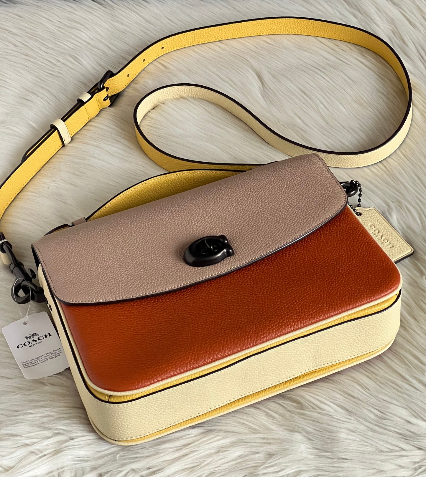 Coach Cassie Crossbody In Colorblock