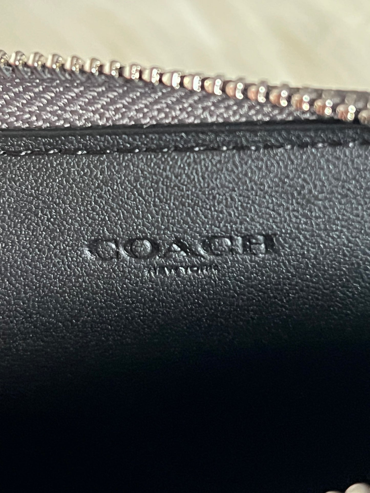 Coach Zip Card Case