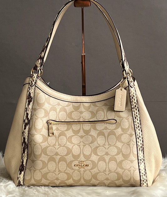 Coach Kristy Shoulder Bag in Colorblock Signature Canvas