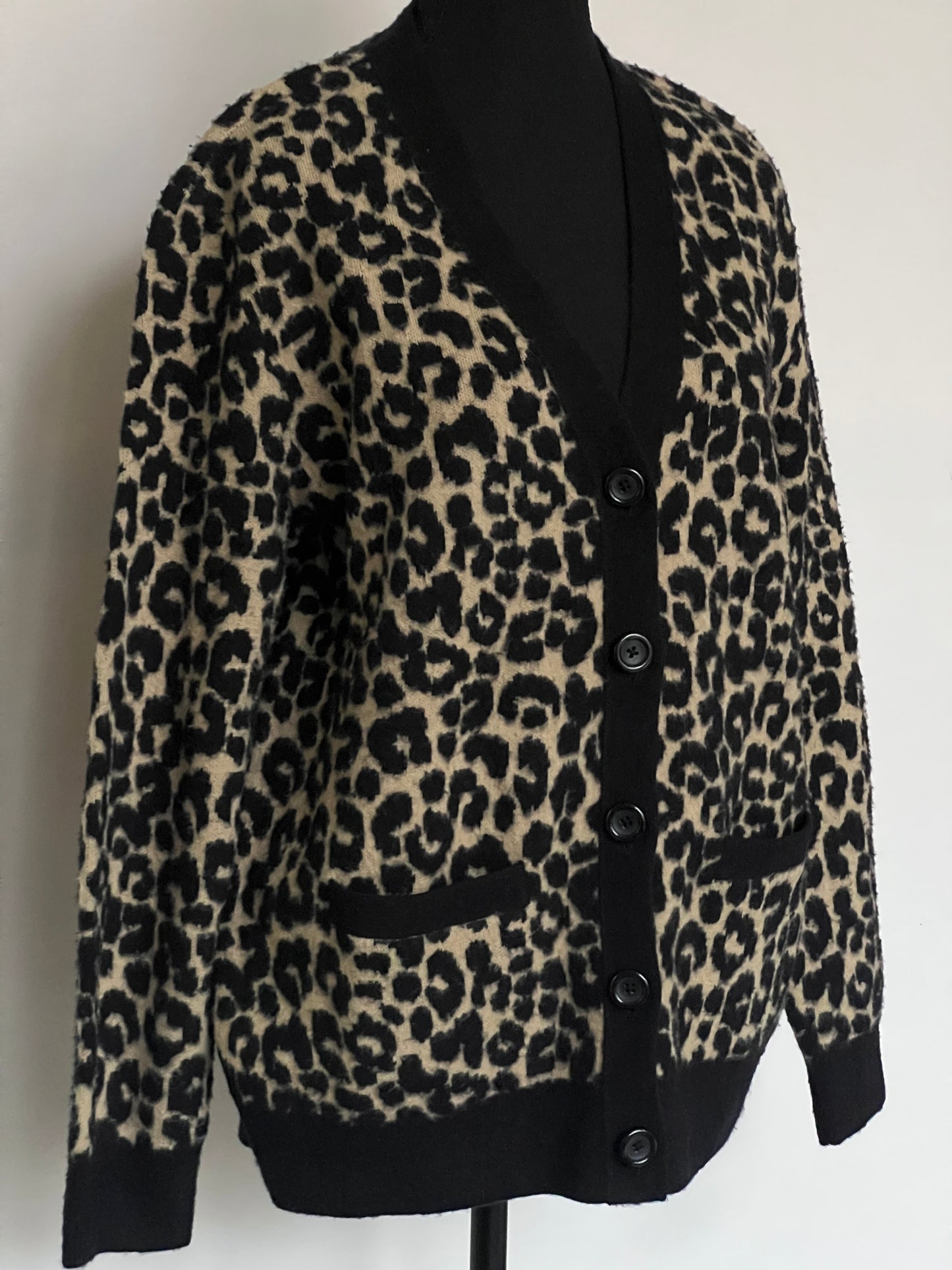 Coach Leopard Cardigan