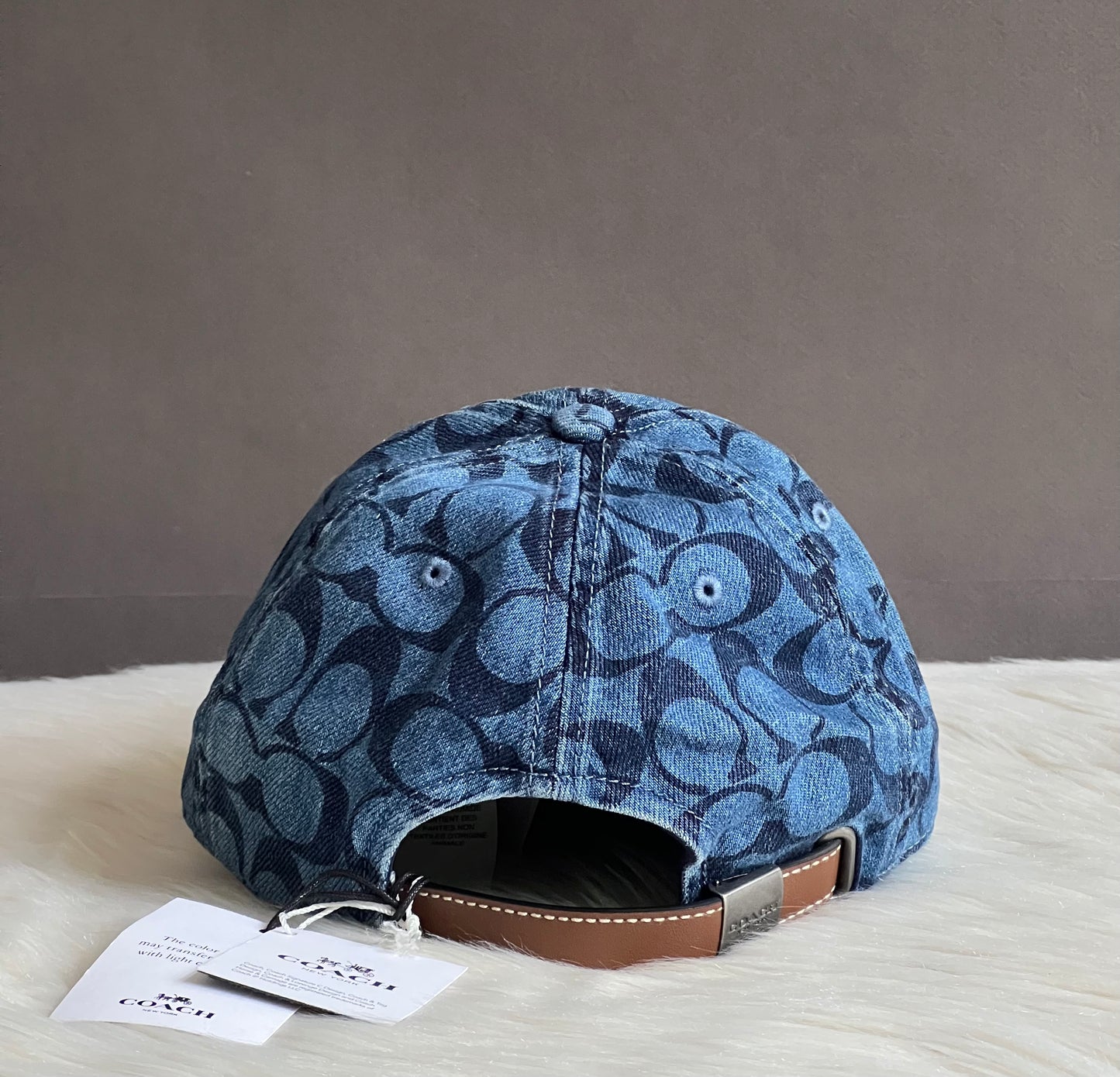 Coach Signature Denim Cap