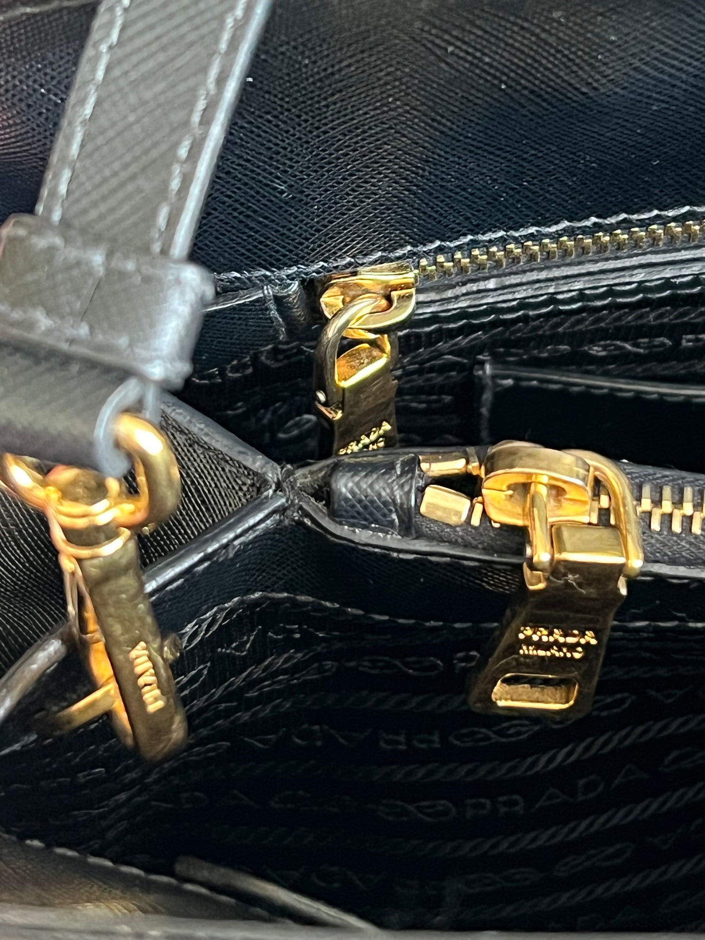 Prada Saffiano Large Dome Tote Bag