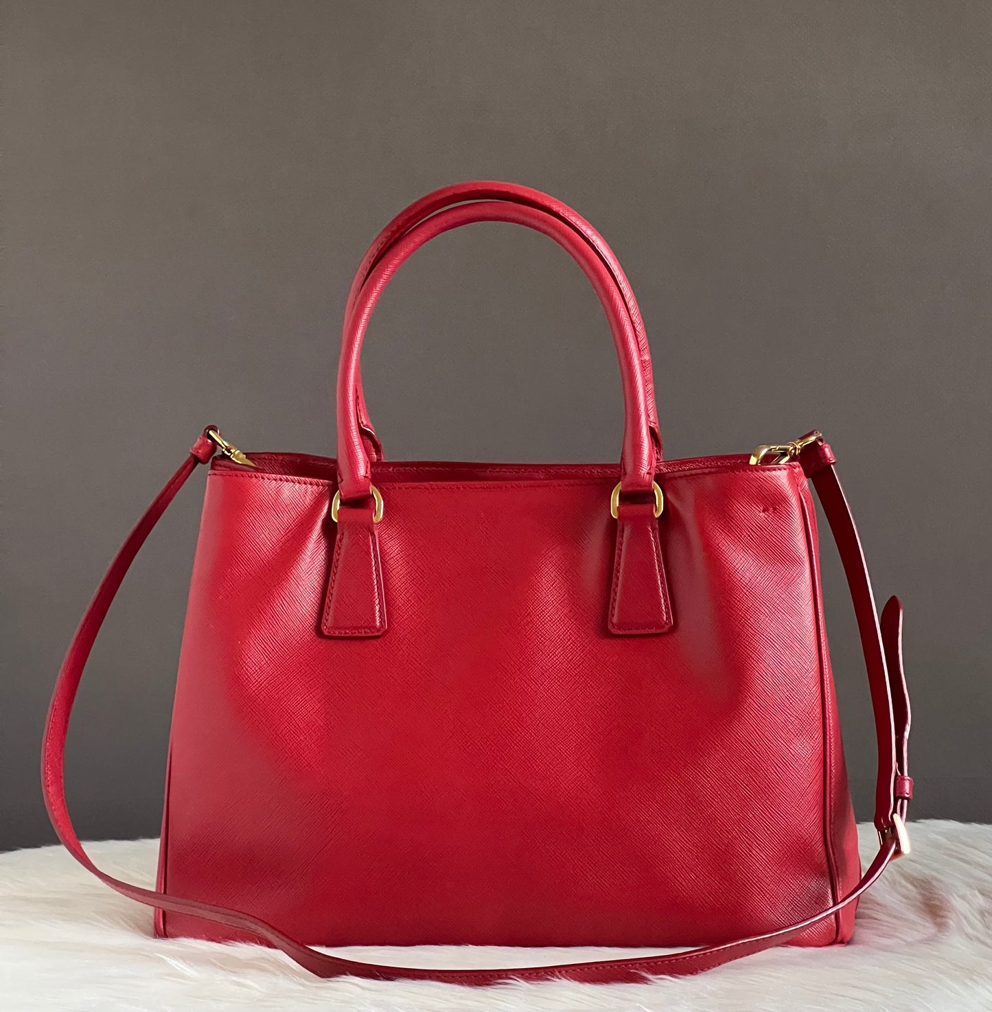 Prada Large Saffiano Lux Galleria Tote Bag