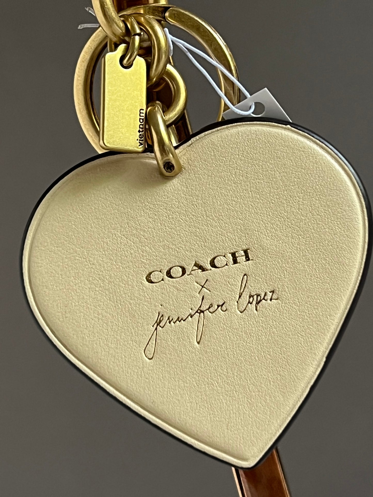 Coach X Jennifer Lopez Heart Bag Charm