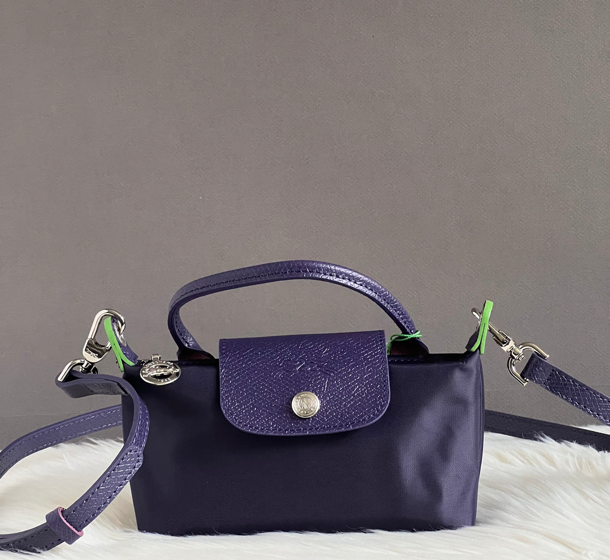 Longchamp XS Le Pliage Original Pouch with Strap