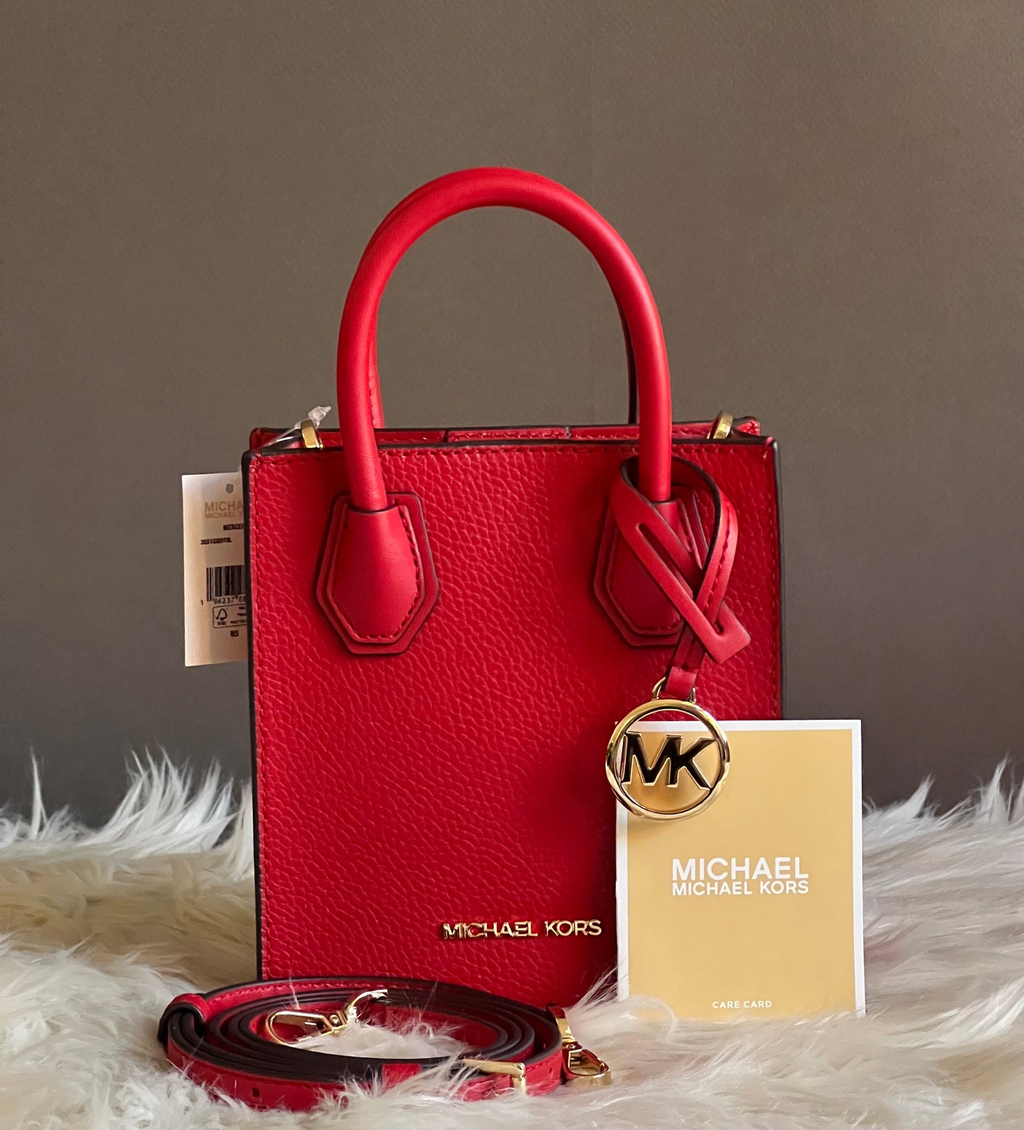 Michael Kors Mercer XS Pebbled Leather Crossbody Bag