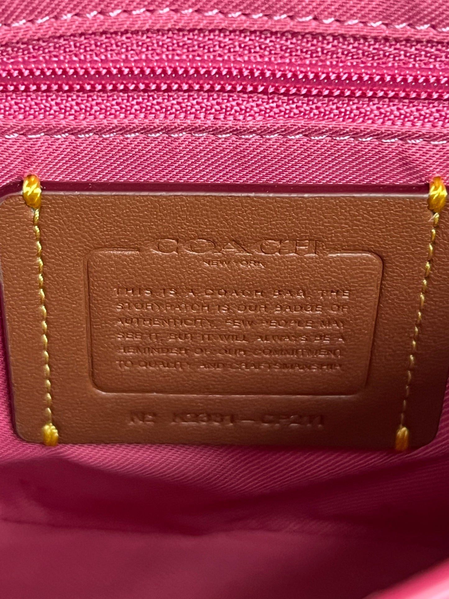 Coach Cassie Crossbody 19 with Heart Strap